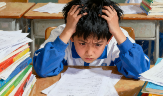 孩子陷入抑郁状态