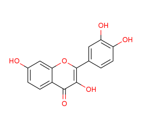 The structural formula of fisetin