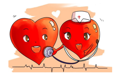 保护心脑血管漫画图