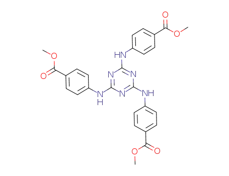 trimethyl 4,4',4''-(1,3,5-triazine-2,4,6-triyl)tris(azanediyl)tribenzoate
