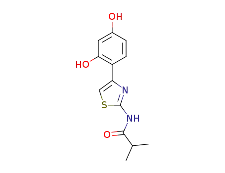 N-(4-(2,4-dihydroxyphenyl)thiazol-2-yl)isobutyramide