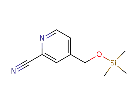 2-cyano-4-(trimethylsilyloxymethyl)pyridine