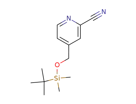 2-cyano-4-[{(tert-butyldimethylsilyl)oxy}methyl]pyridine